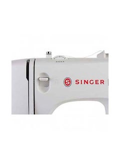 SINGER Portable Sewing Machine, 8 Built-In Stitches, 4 Step Buttonhole,  Foot Controller, Stitch Selection Dial, LED Light, Adjustable Stitch  Length, Free Arm, Accessories Kit SGM-M2405 White/Silver UAE