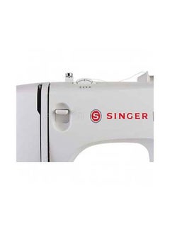 SINGER Portable Sewing Machine, 8 Built-In Stitches, 4 Step Buttonhole, Foot Controller, Stitch Selection Dial, LED Light, Adjustable Stitch Length, Free Arm, Accessories Kit SGM-M2405 White/Silver  - Image 5