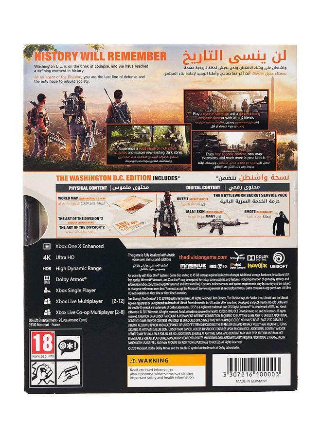 Ubisoft Division 2 Washington D. C Edition - Xbox One - Image 2