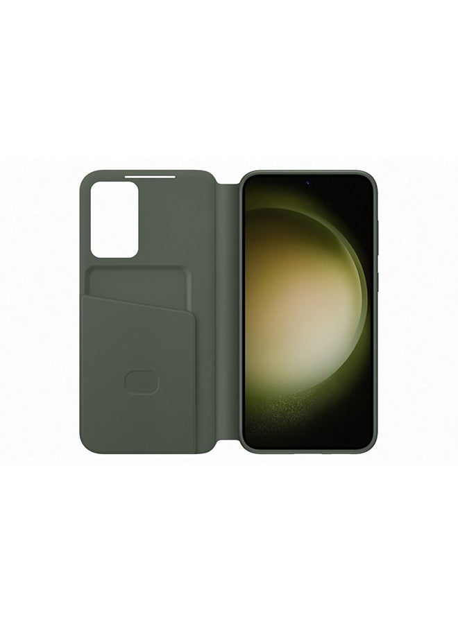 Samsung - S23 Plus Smart View Wallet Case Green - Image 1
