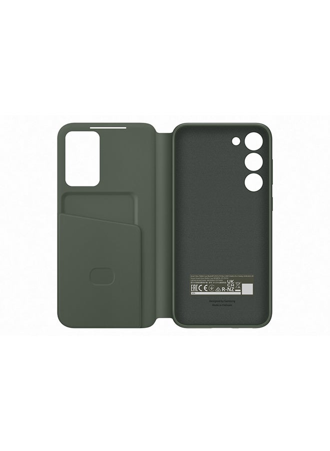 Samsung - S23 Plus Smart View Wallet Case Green - Image 1