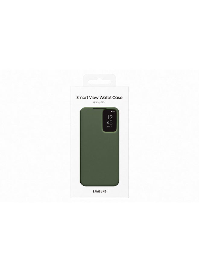 Samsung - S23 Plus Smart View Wallet Case Green - Image 1