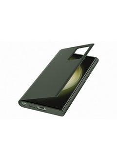 Samsung S23 Ultra Smart View Wallet Case Green  - Image 4