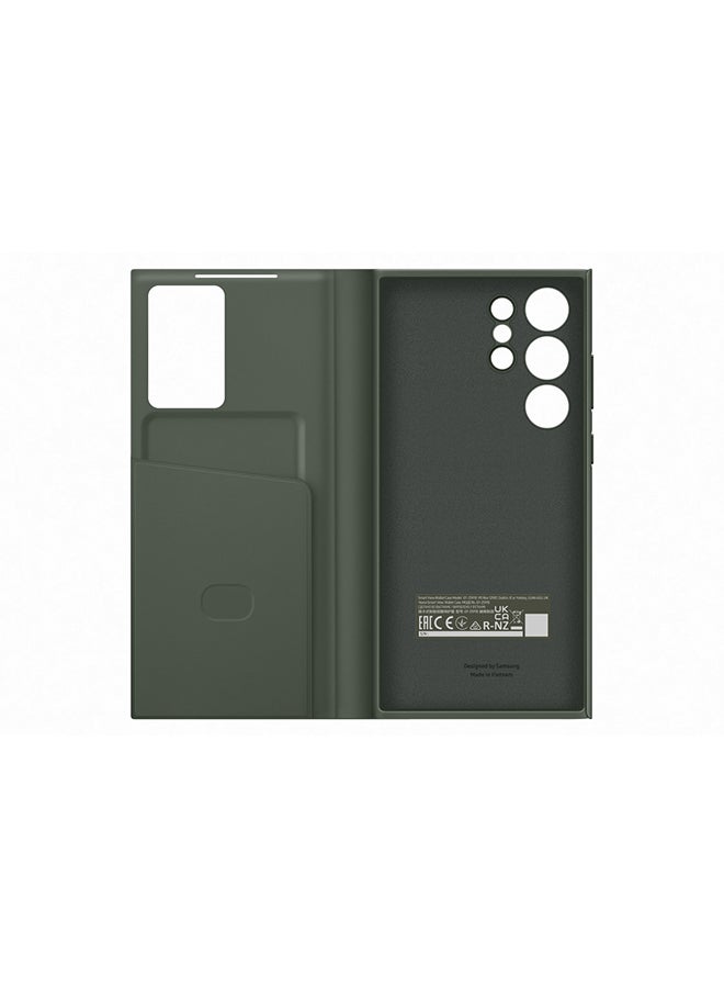 Samsung - S23 Ultra Smart View Wallet Case Green - Image 1