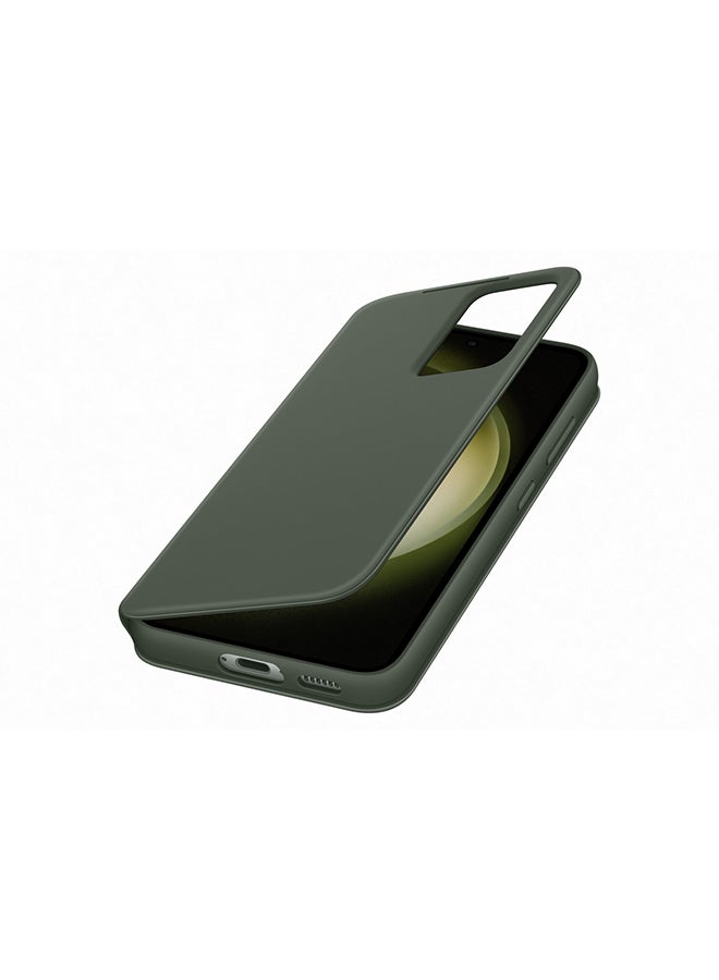 Samsung - S23 Smart View Wallet Case Green - Image 1