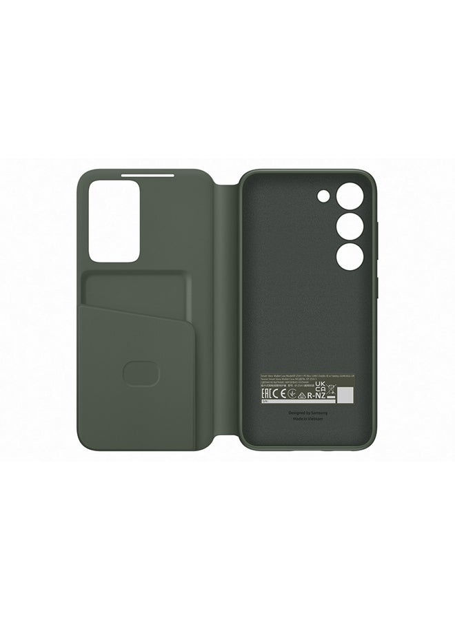 Samsung - S23 Smart View Wallet Case Green - Image 1
