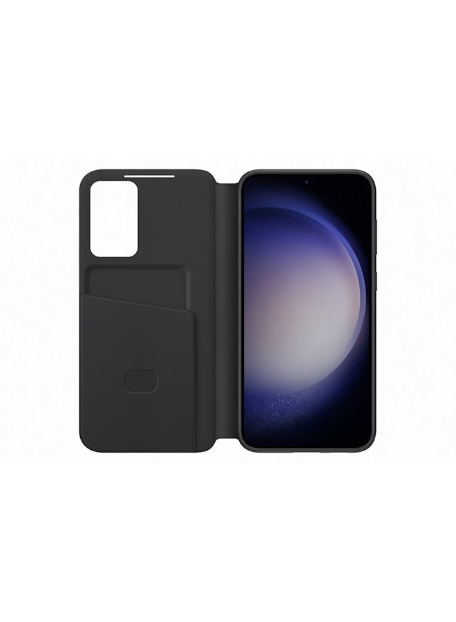 Samsung S23 Plus Smart View Wallet Case Black - Image 3