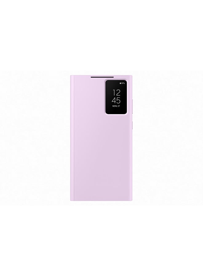 Samsung - S23 Ultra Smart View Wallet Case Lavender - Image 1