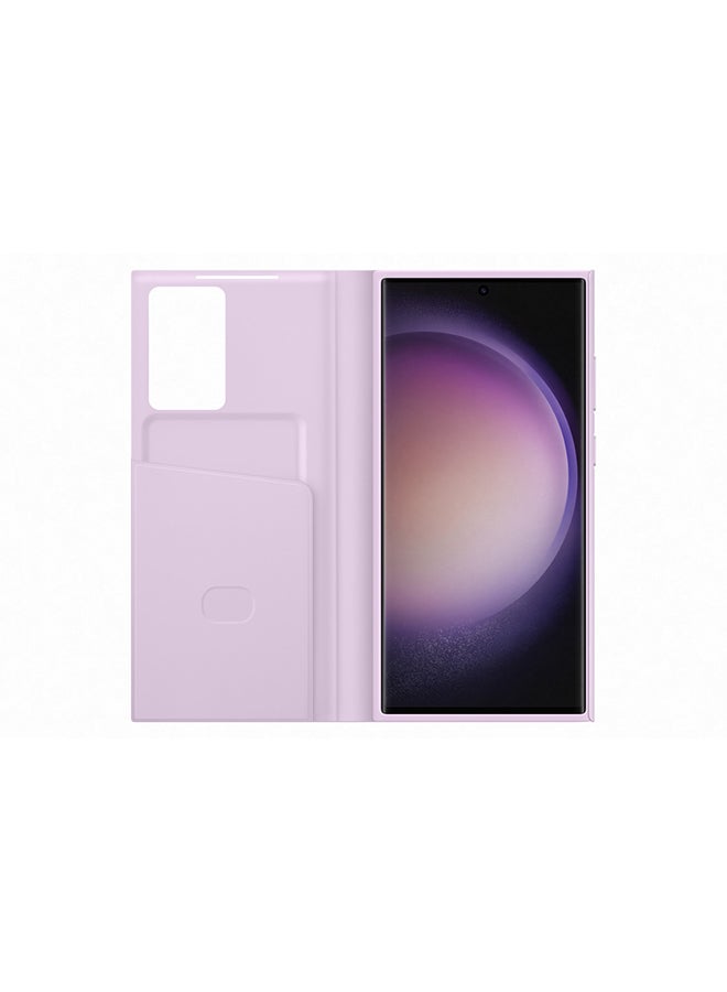 Samsung - S23 Ultra Smart View Wallet Case Lavender - Image 1