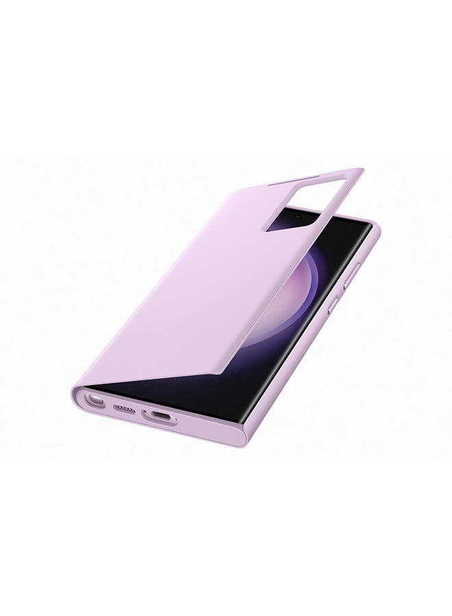 Samsung - S23 Ultra Smart View Wallet Case Lavender - Image 1