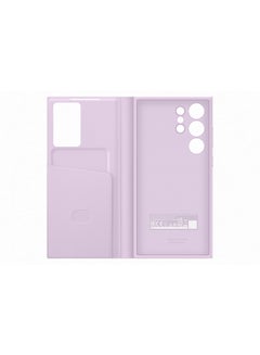 Samsung S23 Ultra Smart View Wallet Case Lavender  - Image 2