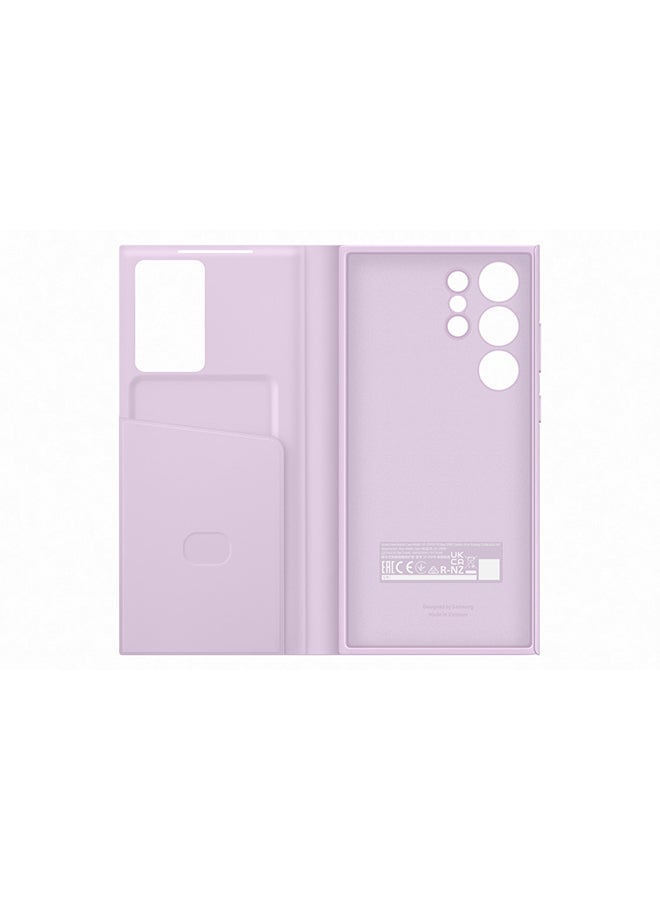 Samsung - S23 Ultra Smart View Wallet Case Lavender - Image 1