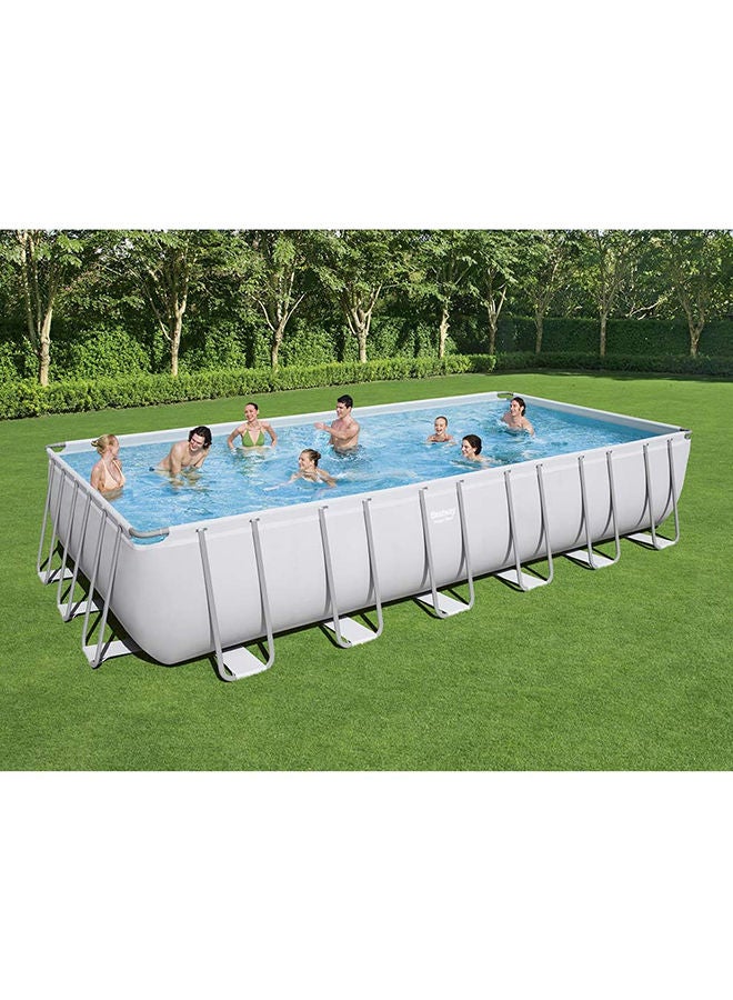 Bestway Power Steel Rectangular Pool 732x366x132cm 732x366x132cm  - Image 3