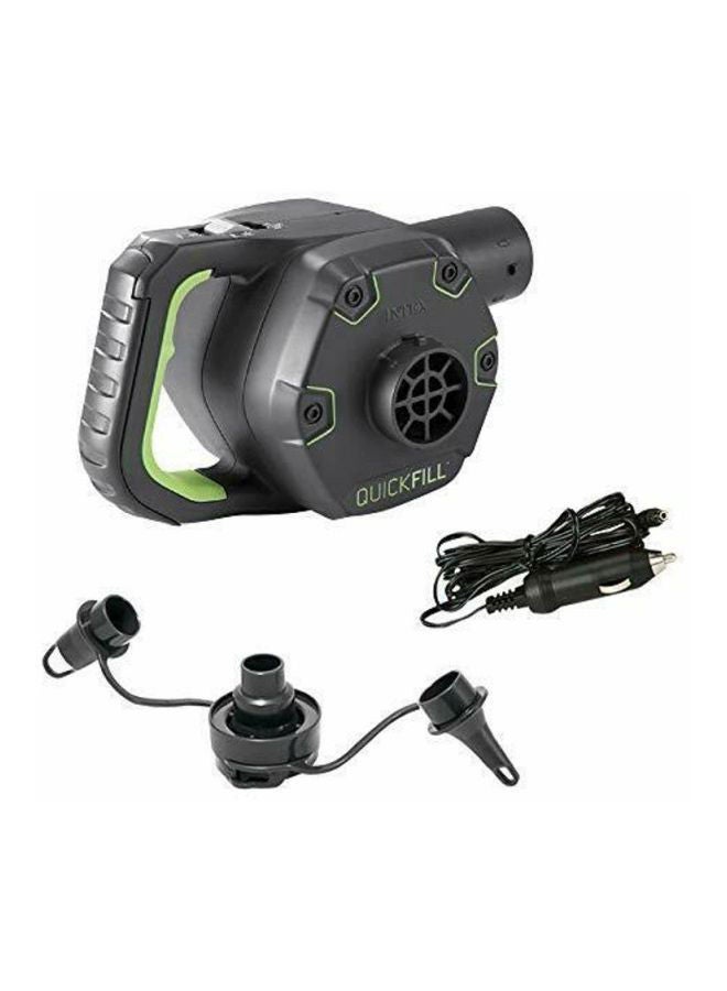 INTEX Quick Fill Rechargeable Electric Pump ( 220 - 240 V ) Grey 5.75x4.5x4.2inch  - Image 1