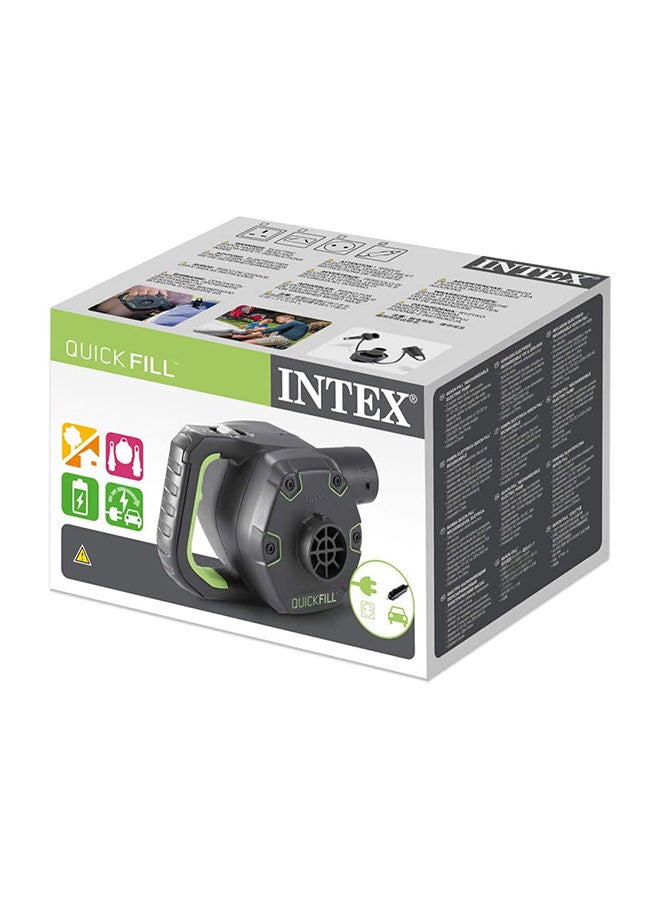 INTEX Quick Fill Rechargeable Electric Pump ( 220 - 240 V ) Grey 5.75x4.5x4.2inch  - Image 5