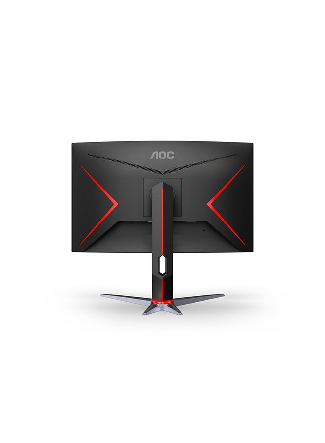 AOC - C27G2Z 27-Inch (VA / 1500R) Curved Gaming Monitor, 1920 × 1080 (FHD), 240Hz, 0.5ms, HDR Mode Visual Enhancement, HDMI 2.0 x 2, DisplayPort 1.2 x 1, FreeSync Premium tear-free immersion 27inch Black/Red - Image 1
