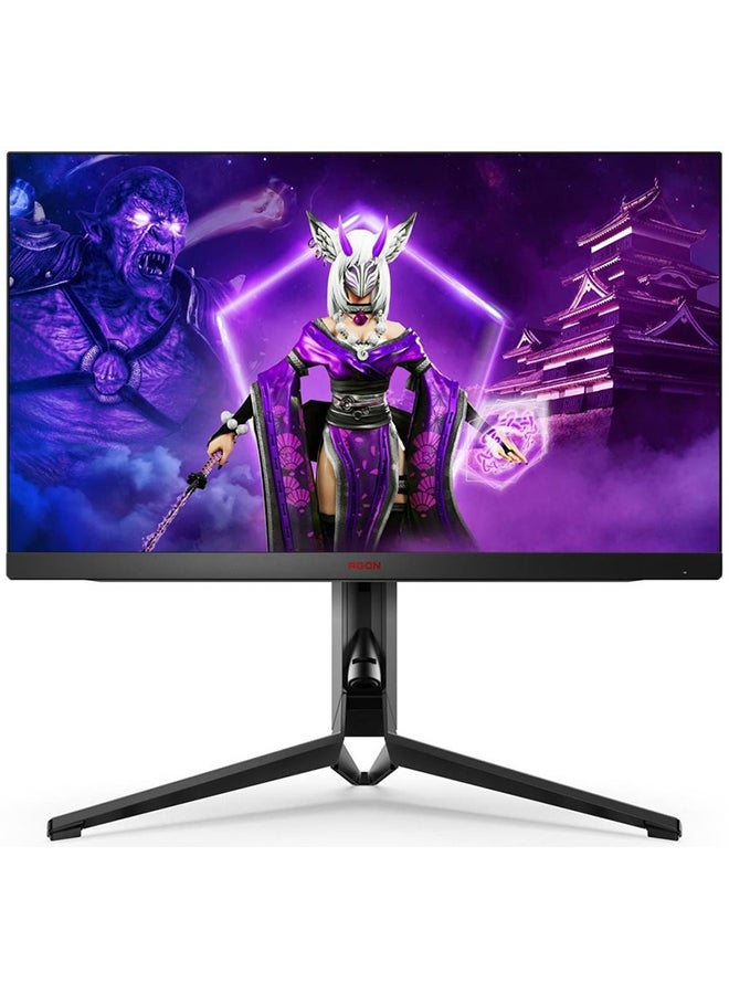 AOC - AG254FG AGON PRO 24.5-Inch (IPS LCD) Premium Gaming Monitor, 1920 × 1080 (FHD), 360Hz, 1ms, VESA Certified DisplayHDR 400, HDMI 2.0 x 2, DisplayPort 1.4 x 1, G-sync certified tear-free gaming Black & Red - Image 1
