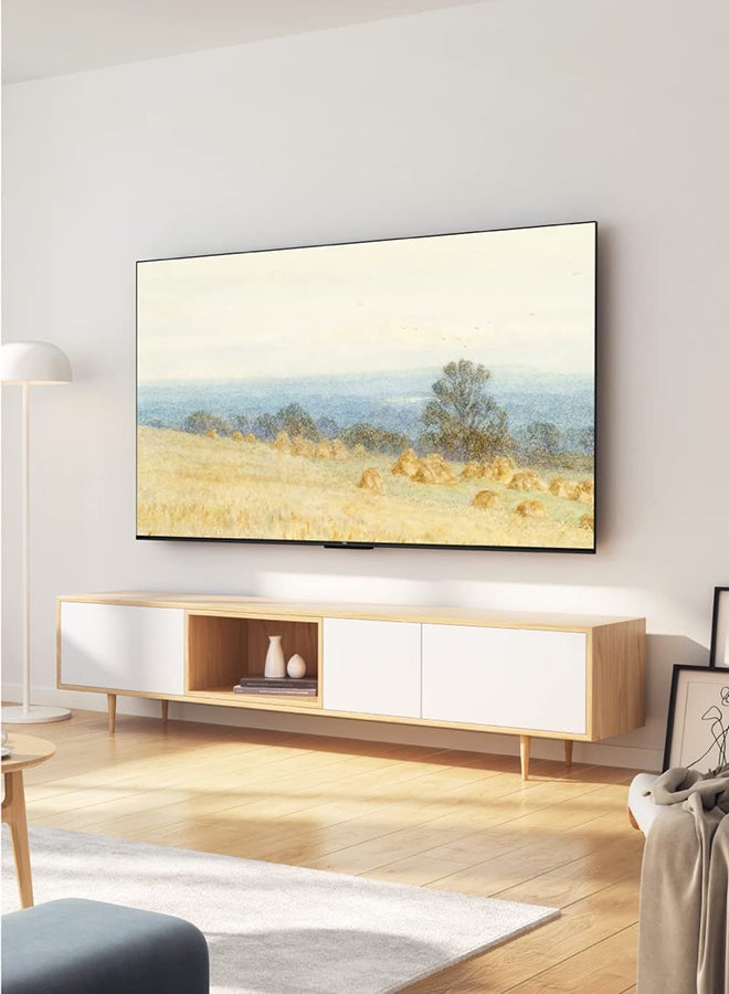 TCL - 55-Inch 4K UHD Smart TV, Built in receiver, Google TV with Built-in Chromecast & Google Assistance, Hands-Free Voice Control, Dolby Audio, HDR10 & Micro Dimming Technology, Edgeless Design. 55P635 Black 55P635 Black - Image 1