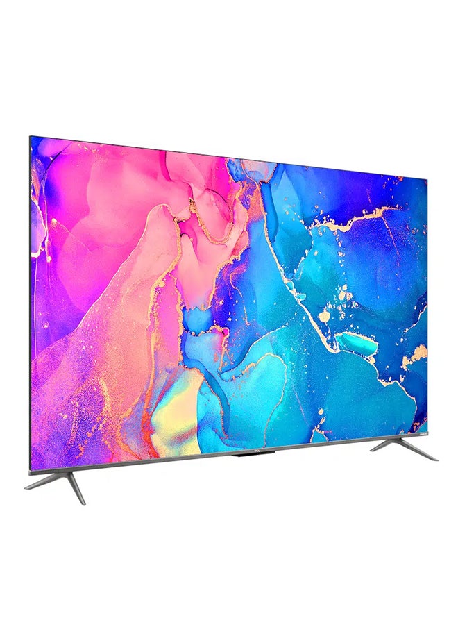 TCL - 55-Inch 4K Ultra HD Smart QLED Google TV 55C635 Black - Image 1