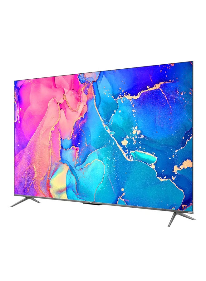 TCL - 55-Inch 4K Ultra HD Smart QLED Google TV 55C635 Black - Image 1