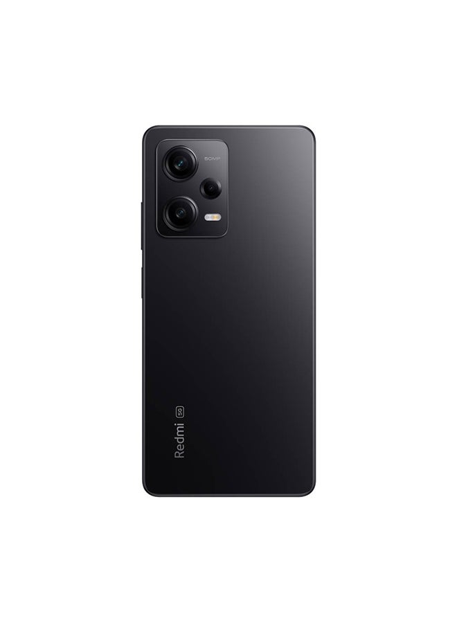 شاومي - Redmi Note 12 Pro 5G ثنائي الشريحة باللون الأسود وذاكرة الوصول العشوائي (RAM) سعة 8 جيجابايت وسعة 256 جيجابايت - النسخة الهندية - Image 1