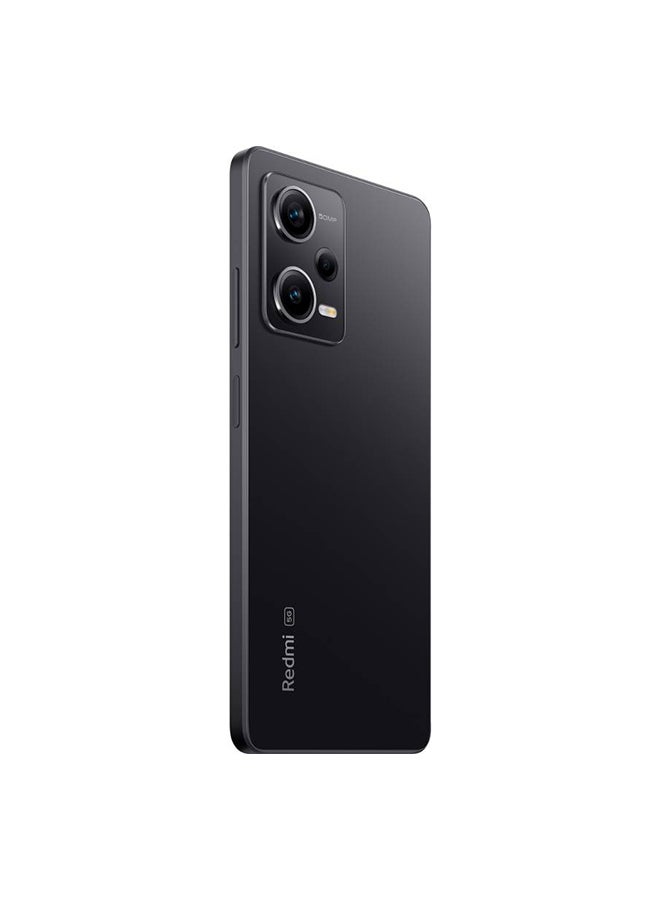 شاومي - Redmi Note 12 Pro 5G ثنائي الشريحة باللون الأسود وذاكرة الوصول العشوائي (RAM) سعة 8 جيجابايت وسعة 256 جيجابايت - النسخة الهندية - Image 1