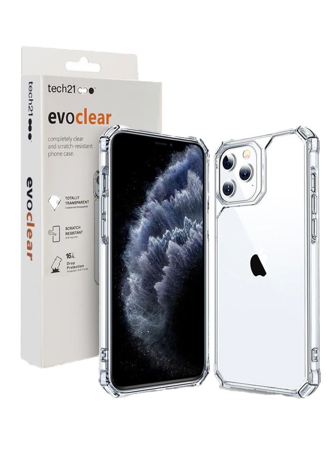 تيك 21 - جراب هاتف مقاوم للخدش من سلسلة الحماية الممتازة Evoclear لهاتف Apple iPhone 11 Pro Max شفاف شفاف - Image 1