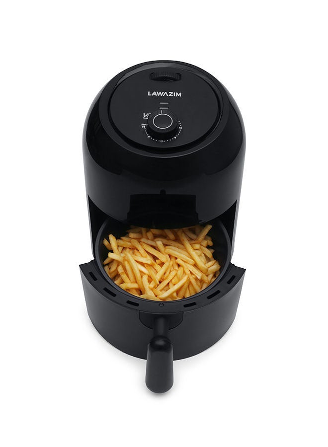 لوازم - مقلاة هوائية كهربائية 2.5 L 1000 W 05-2351-01 أسود - Image 1