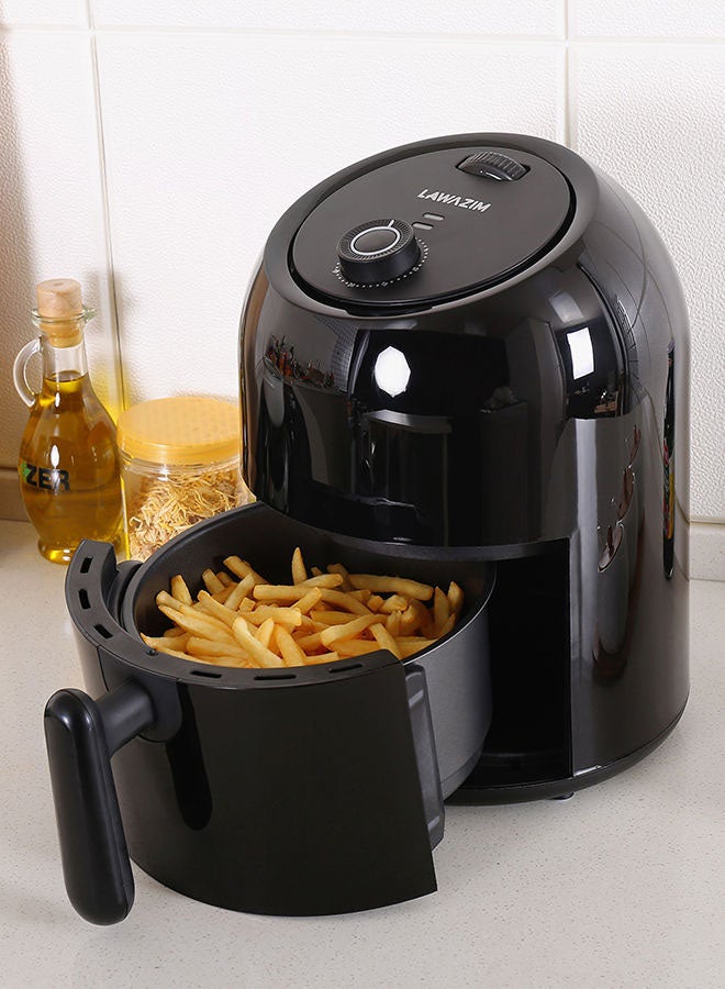 لوازم - مقلاة هوائية كهربائية 2.5 L 1000 W 05-2351-01 أسود - Image 1