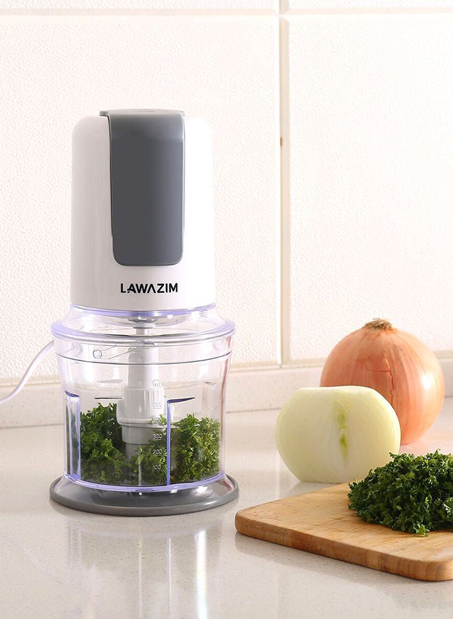 لوازم - مفرمة كهربائية صغيرة متعددة الوظائف 500.0 ml 400.0 W 05-2108-01 أبيض/فضي - Image 1