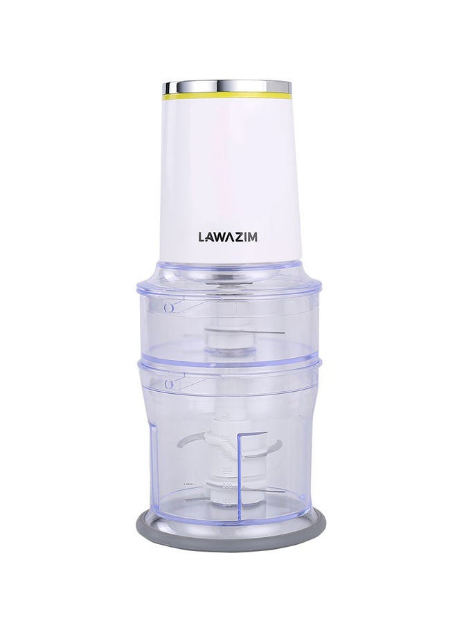 LAWAZIM - Multi-Function Mini Electric Chopper 700.0 ml 400.0 W 05-2109-02 White - Image 1