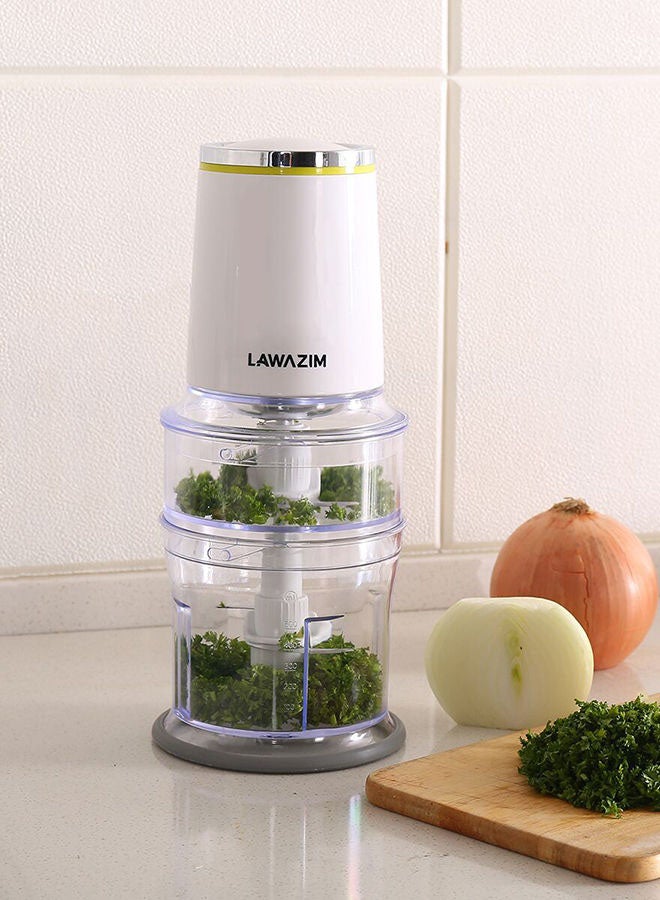 LAWAZIM - Multi-Function Mini Electric Chopper 700.0 ml 400.0 W 05-2109-02 White - Image 1