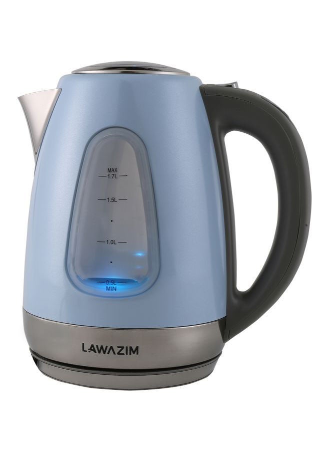 غلاية كهربائية سعة 1.7 لتر 1.7 L 2200.0 W 05-2208-02 أزرق/ رمادي/ فضي - v1675171864/N36748403A_1