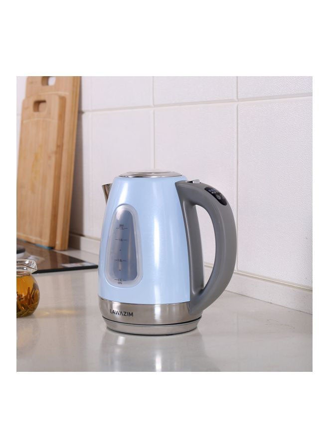 غلاية كهربائية سعة 1.7 لتر 1.7 L 2200.0 W 05-2208-02 أزرق/ رمادي/ فضي - v1675171864/N36748403A_5