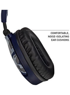 TURTLE BEACH Turtle Beach Recon 70 Blue Camo Gaming Headset - FLIP-UP To Mute Microphone - Lightweight Comfort - for PlayStation 5, PS4 Pro & PS4, Xbox One & Xbox Series X|S, Nintendo Switch, and Mobile  - Image 4