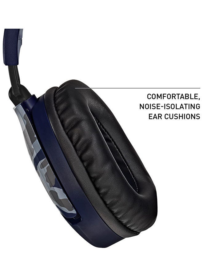 TURTLE BEACH - Turtle Beach Recon 70 Blue Camo Gaming Headset - FLIP-UP To Mute Microphone - Lightweight Comfort - for PlayStation 5, PS4 Pro & PS4, Xbox One & Xbox Series X|S, Nintendo Switch, and Mobile - Image 1