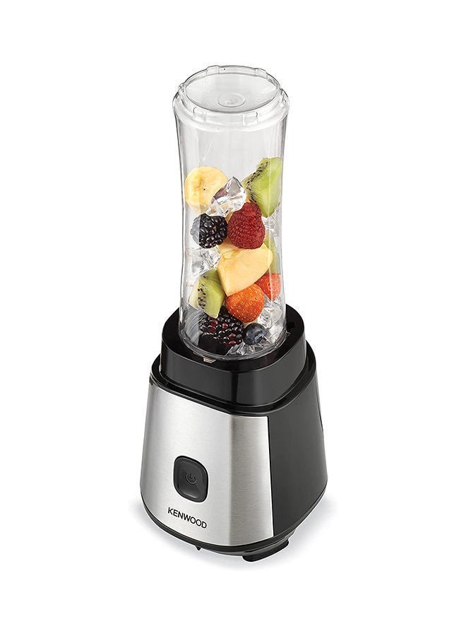 KENWOOD Personal Blender 350W Smoothie Blender/Smoothie Maker with 570ml & 400ml Tritan Smoothie2Go Bottle and Lid, Ice Crush Function BLM05.A0BK 350 W BLM05.A0BK Black/Silver - v1675171873/N37375723A_2