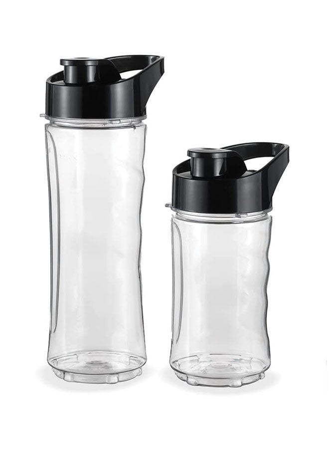 KENWOOD Personal Blender 350W Smoothie Blender/Smoothie Maker with 570ml & 400ml Tritan Smoothie2Go Bottle and Lid, Ice Crush Function BLM05.A0BK 350 W BLM05.A0BK Black/Silver - v1675171874/N37375723A_4