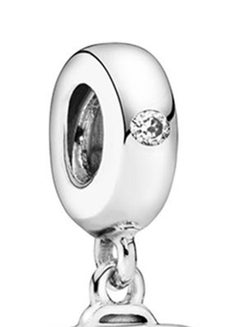 PANDORA Sterling Silver Suitcase Cubic Zirconia Dangle Charm  - Image 5