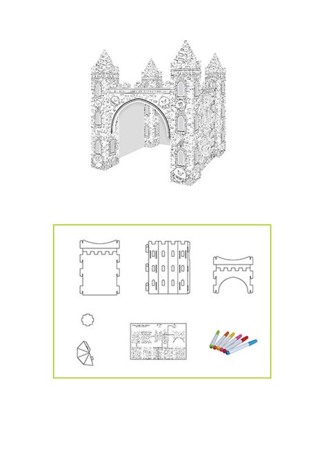 Diy Doodle Castle, Erasable 38*4*31cm