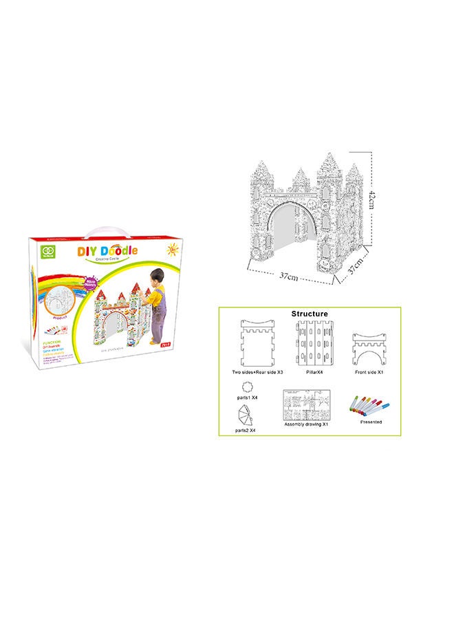 Diy Doodle Castle, Erasable 38*4*31cm