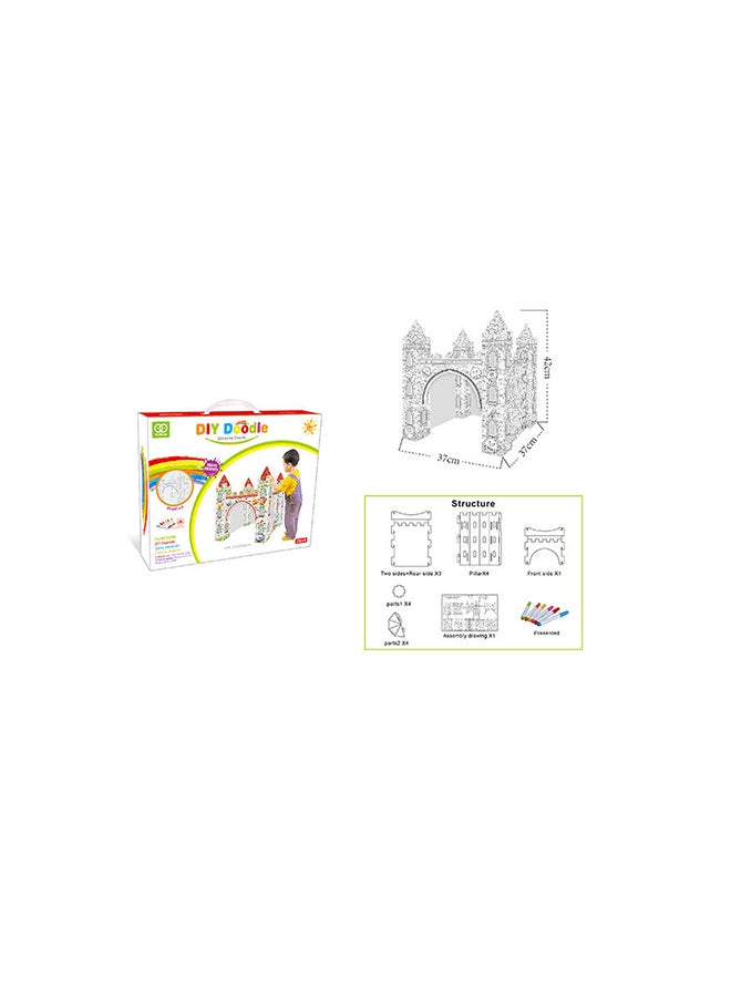 Diy Doodle Castle, Erasable 38*4*31cm