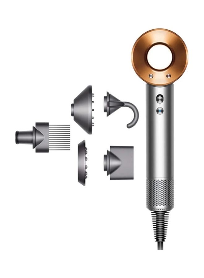 dyson - Supersonic Hairdryer HD08 With 5 Attachments - International Version Nickel/Copper - Image 1