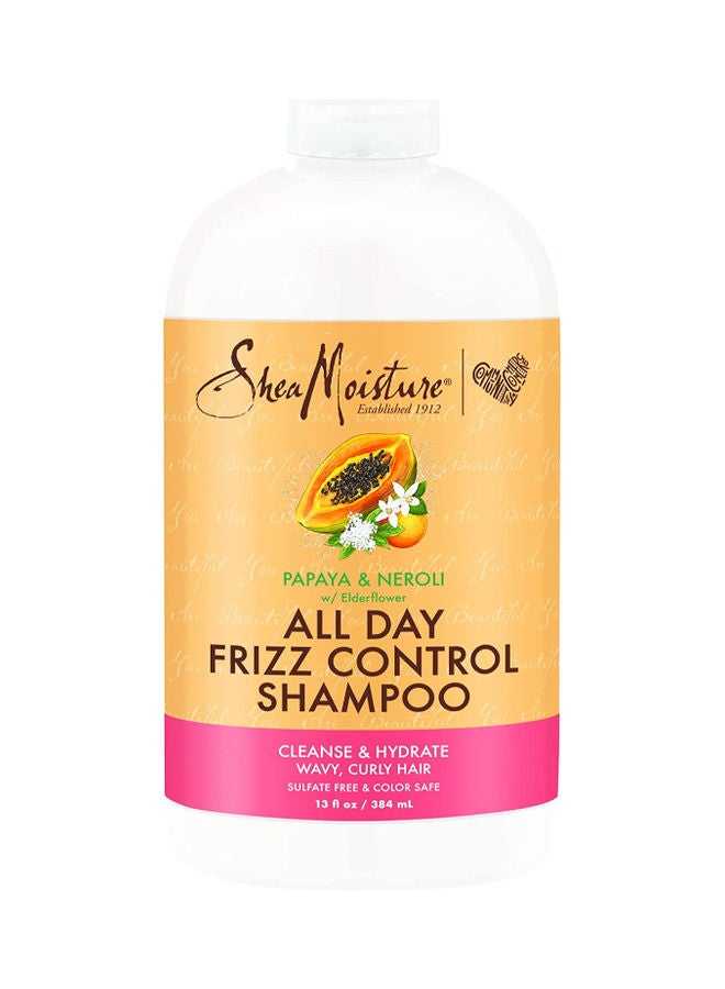 SheaMoisture Papaya and Neroli All Day Frizz Control Shampoo 384ml - Image 1