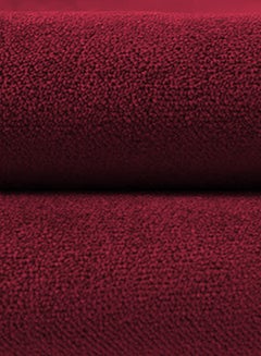 REGAL IN HOUSE Rectangular Velvet Decorative Cushions Solid Design polyester Burgundy 50x30cm  - Image 3