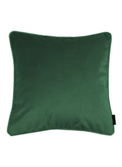 PENHALIGON'S square Velvet Soft Decorative Cushion Solid Design Dark Green 45x45cm  - Image 1