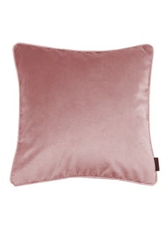 PENHALIGON'S square Velvet Soft Decorative Cushion Solid Design Light Pink 45x45cm  - Image 1