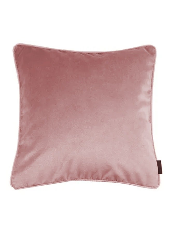 PENHALIGON'S square Velvet Soft Decorative Cushion Solid Design Light Pink 45x45cm  - Image 1