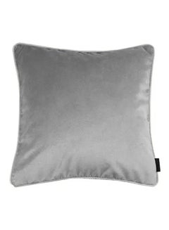 PENHALIGON'S square Velvet Soft Decorative Cushion Solid Design Gray 45x45cm  - Image 1