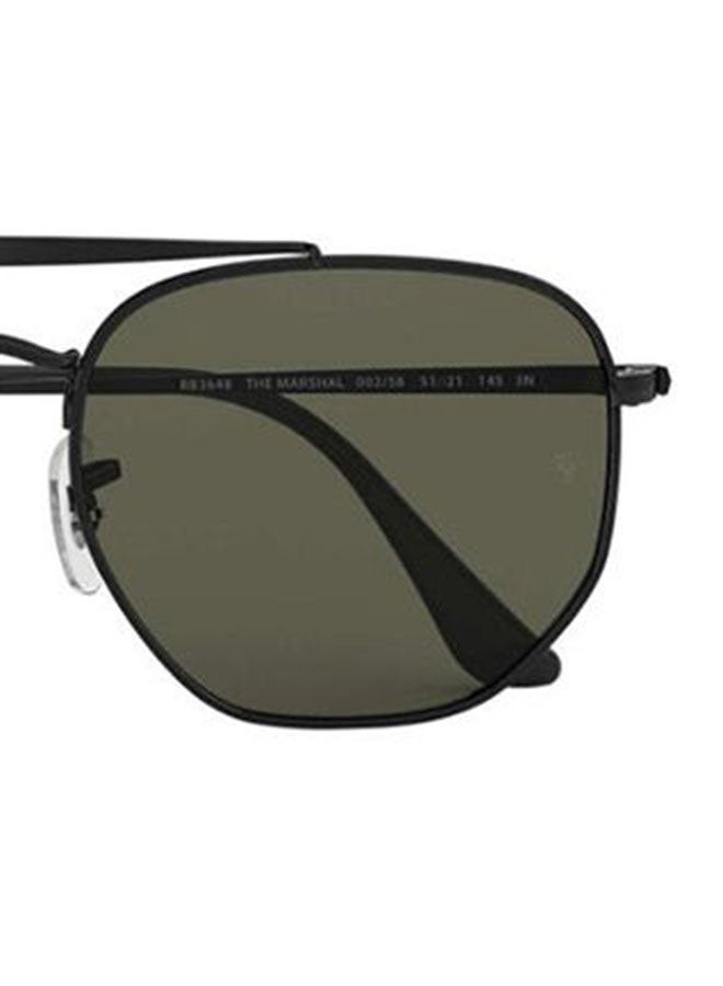 Full Rim Hexagon Sunglasses - RB3648 002 - Lens Size: 52 mm - Black - v1675179170/N36039588A_5